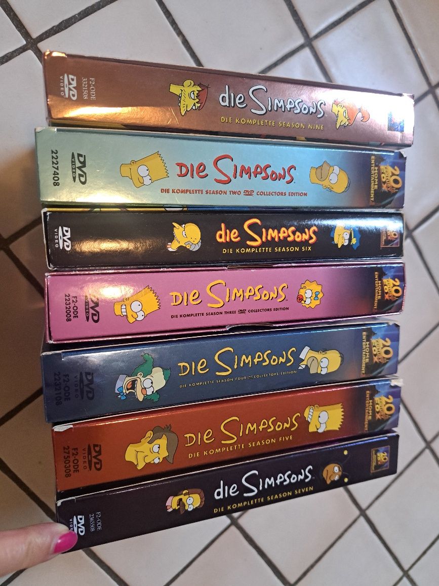 Zestaw DVD Die Simpsons angielski niemiecki