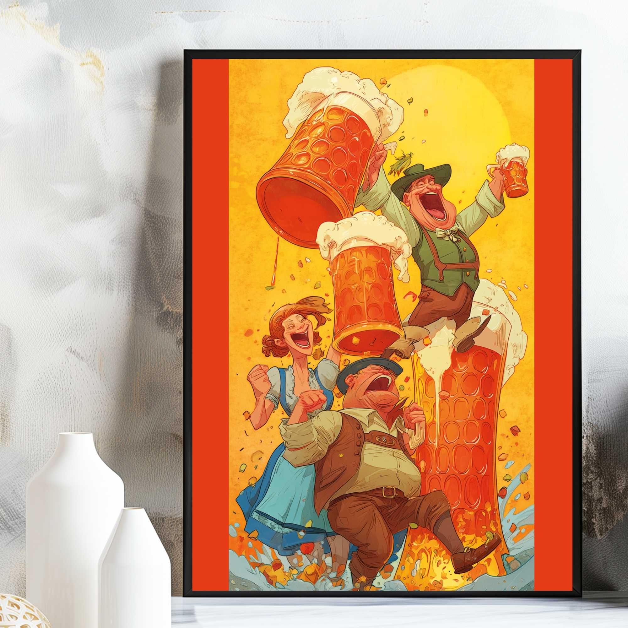 plakat reklamowy piwo, plakat piwo do baru i restauracji, plakat piwo