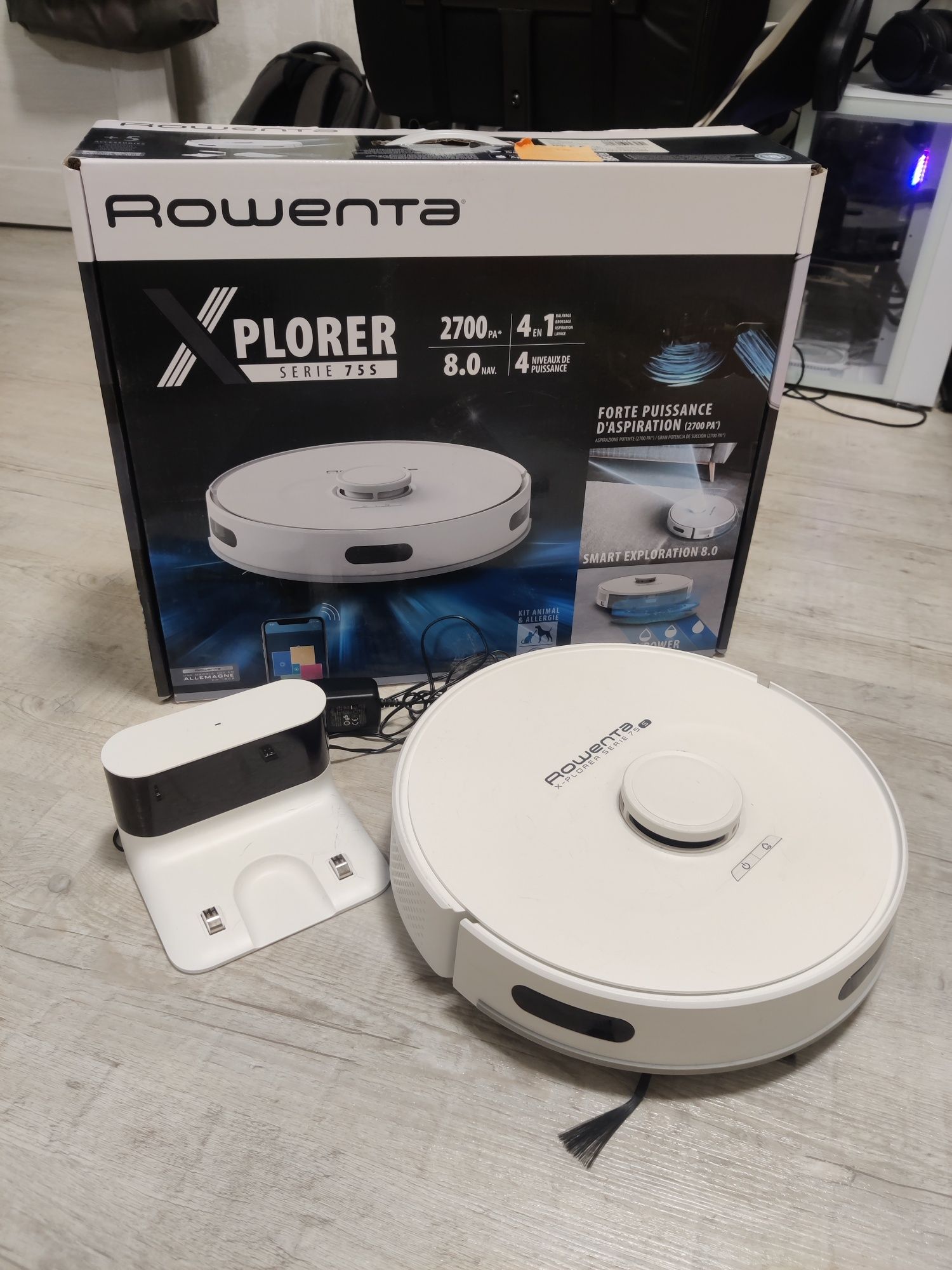 Робот пилесос rowenta ploter s75s миючий