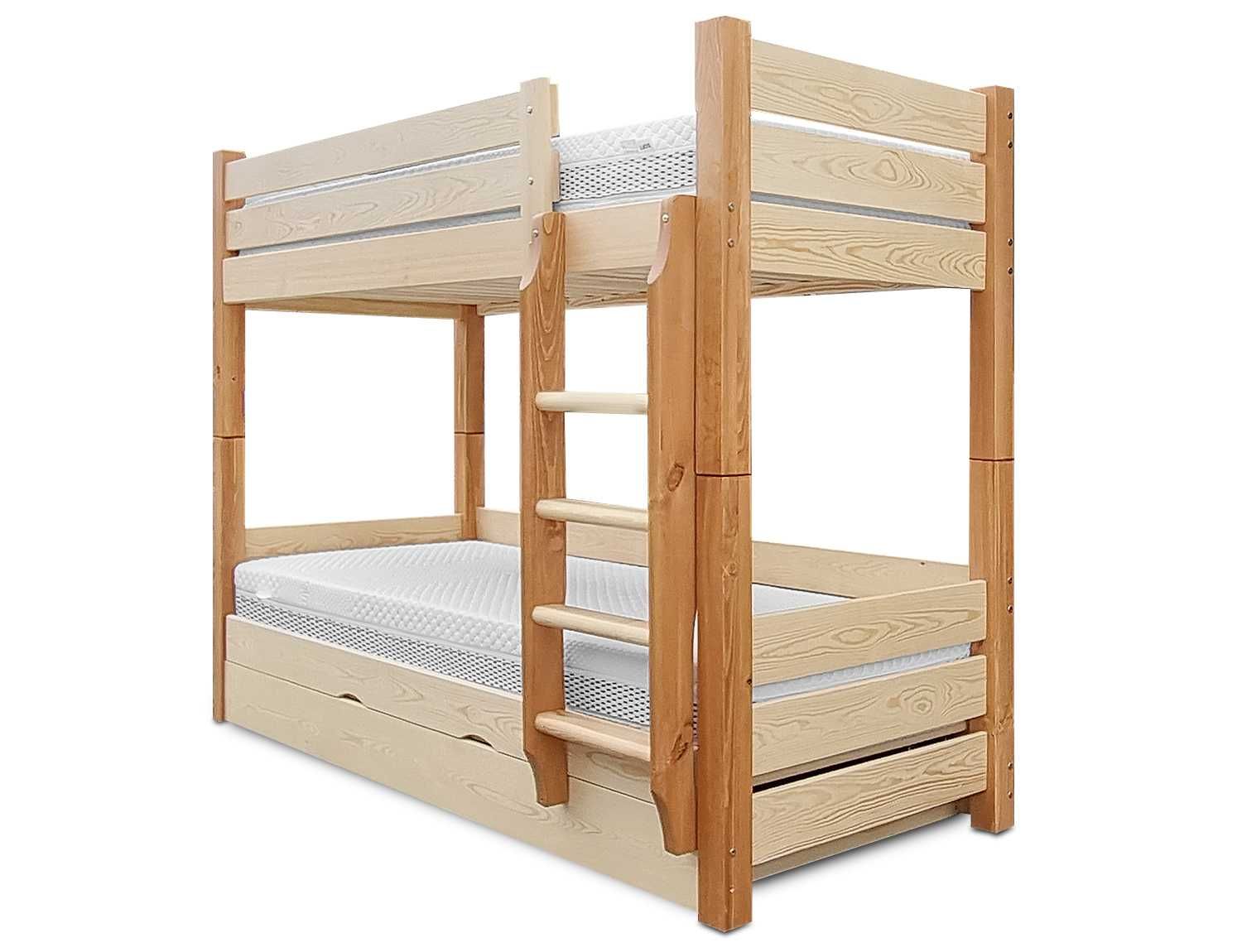 EMPIRE 80x200 łóżko piętrowe dla dorosłych skrzynia +150kg