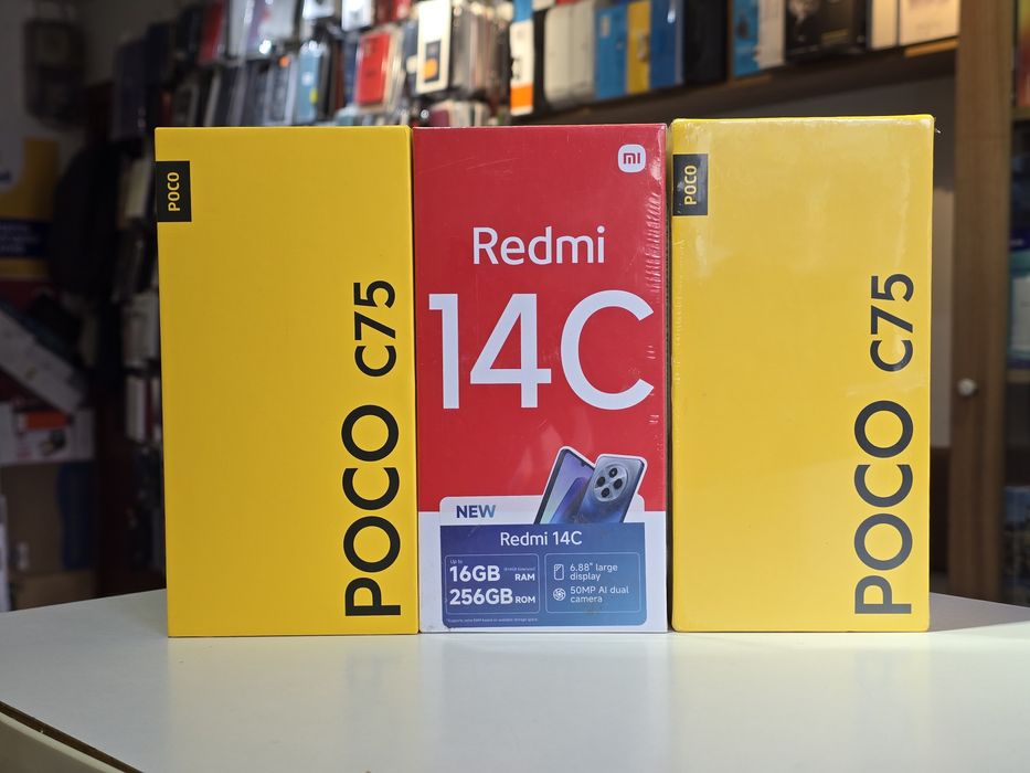 Смартфон Xiaomi Poco C75 i Redmi 14C 8/256 i 6/128GB 5150маг EU