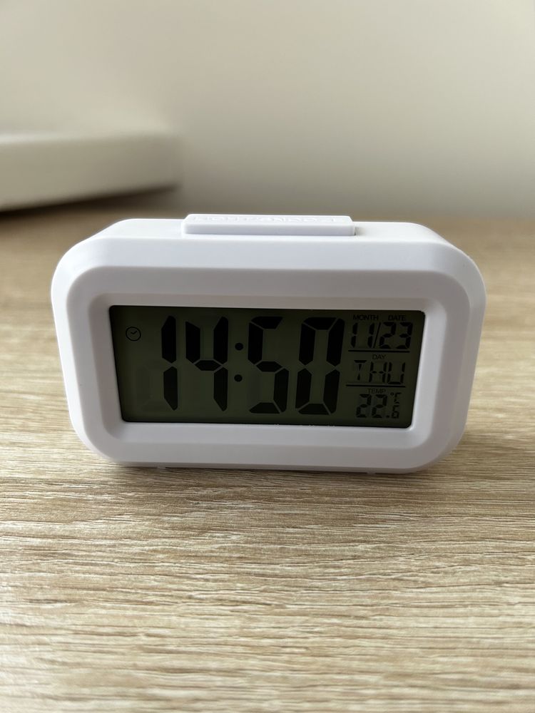 Настільний годинник ST8020, з підсвіткою, з таймером,будильник