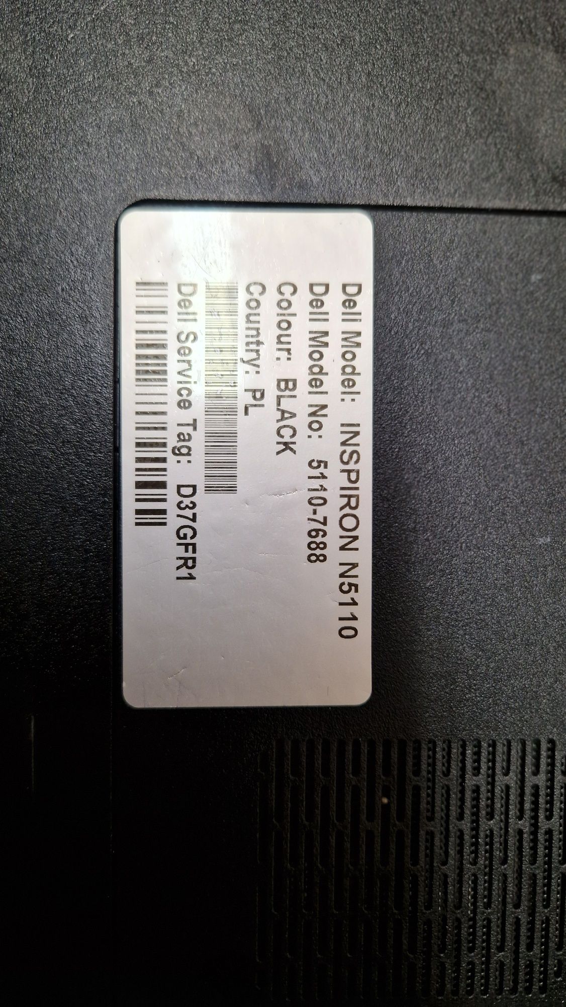 Laptop dell 5110