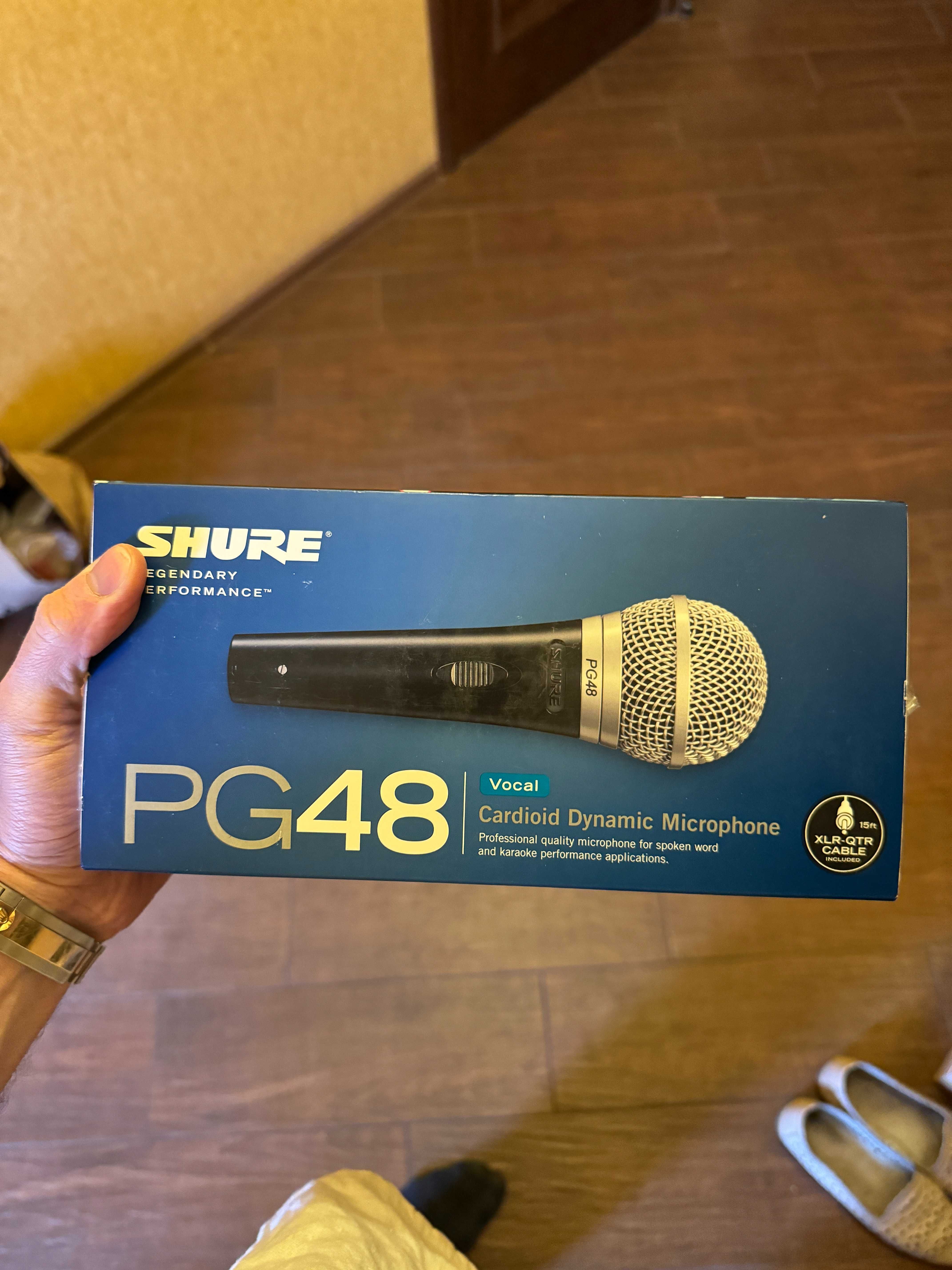 Мікрофон Shure PG-48 новий оригінал з документами