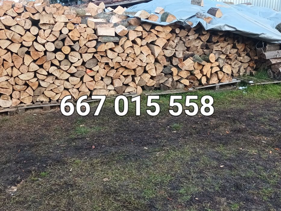 Drewno kominkowe i połupane