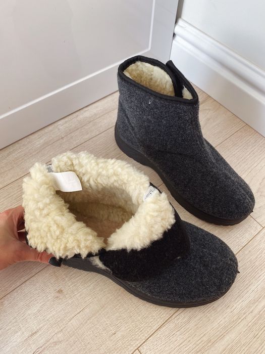 Бурки войлочные мужские, на густом теплом мехе,