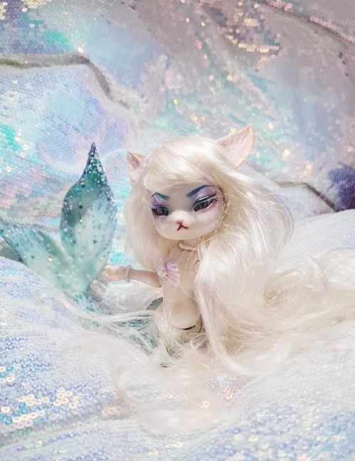 Nympheas Dolls Mialypso Snow & Ice Limited BJD lalka syrenka kot