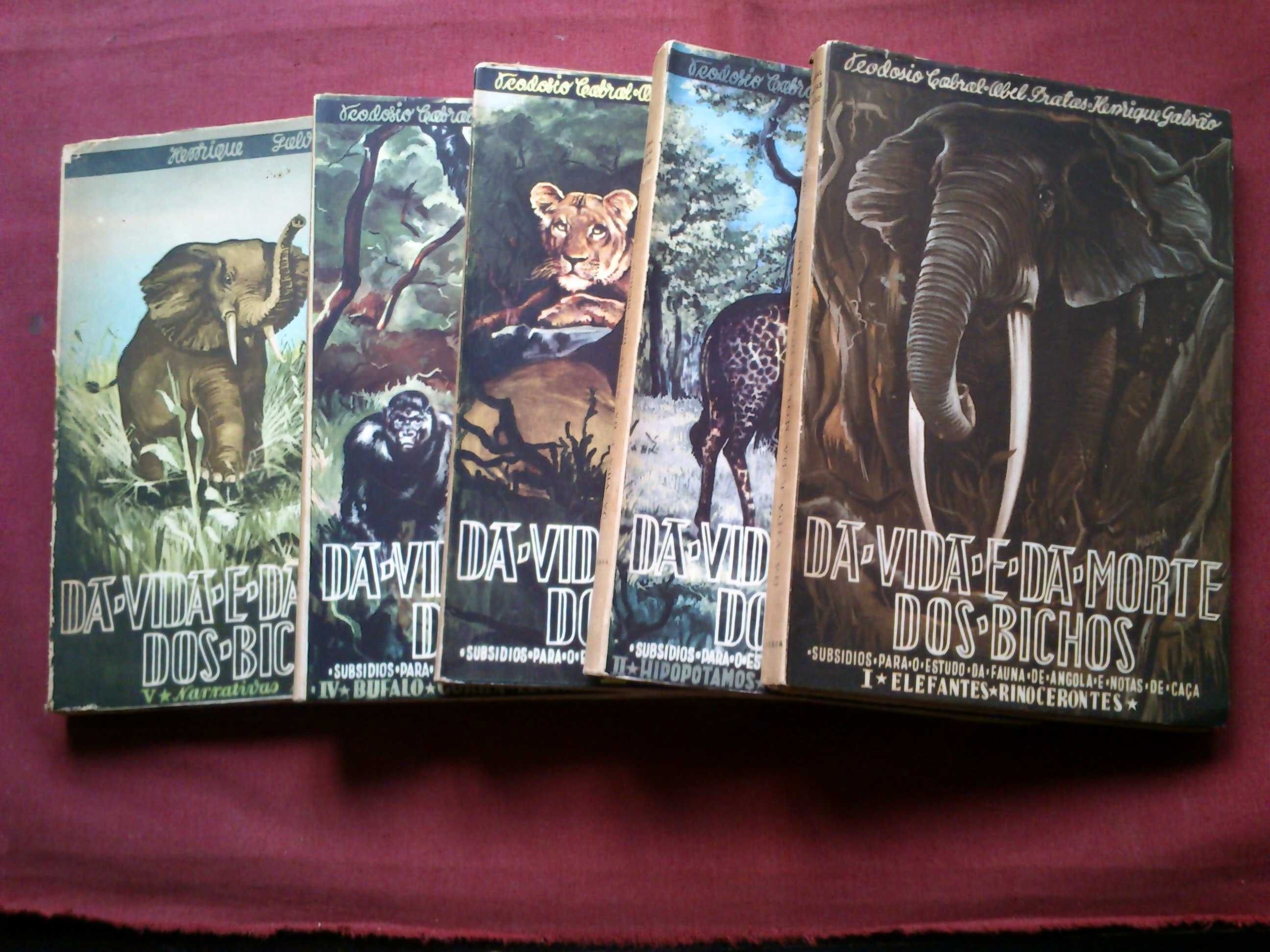 Henrique Galvão-Da Vida e da Morte dos Bichos-5 Volumes-S/D