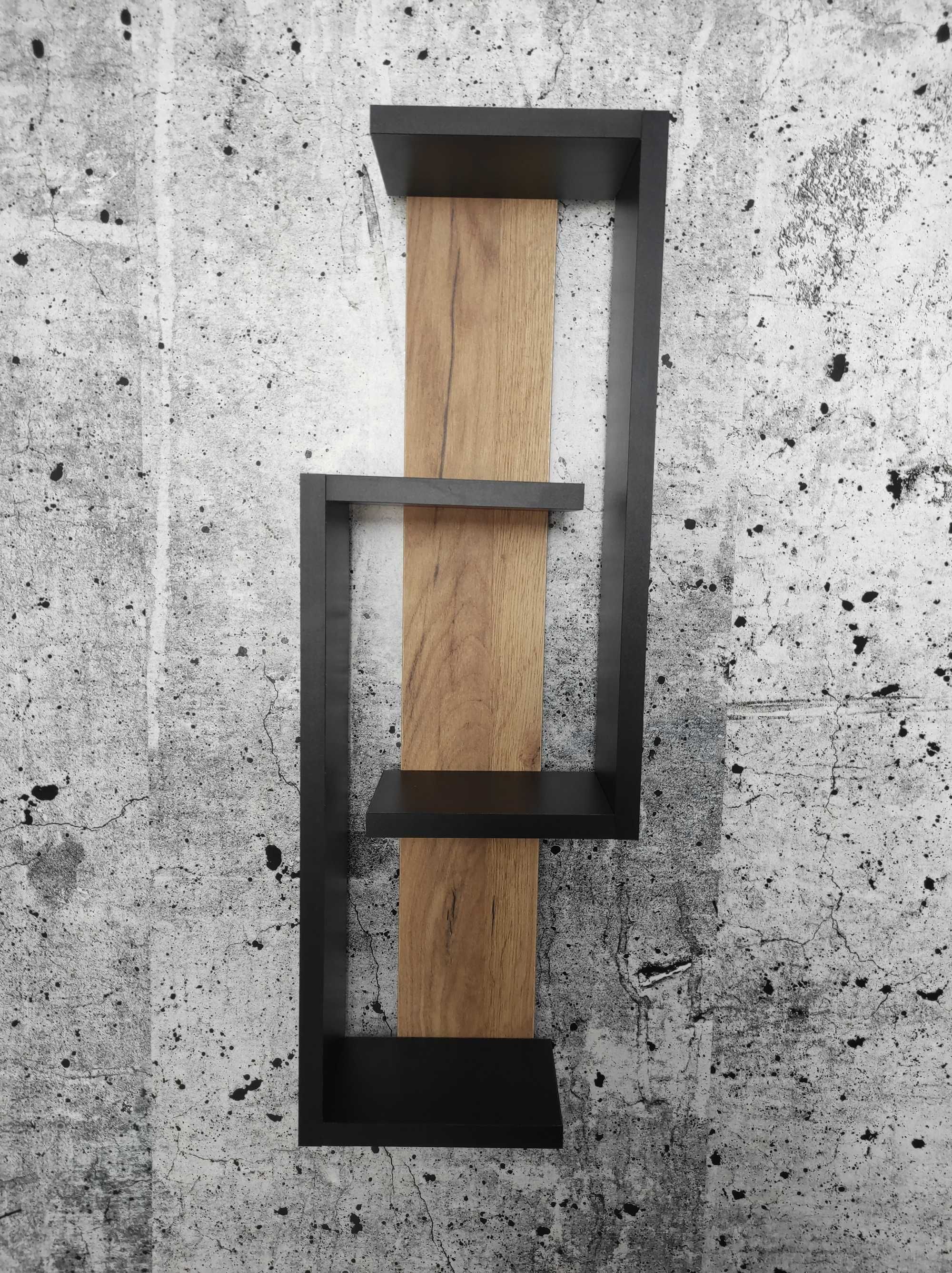 Nowoczesna Półka Wisząca Ścienna, Regał na Ścianę, 74cm x 24,5cm
