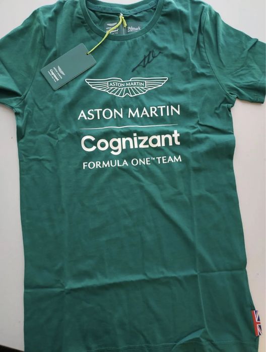 Koszuika podpis, autograf Fernando Alonso, Aston Martin