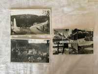 Três postais fotografia antigos, dois de Termas