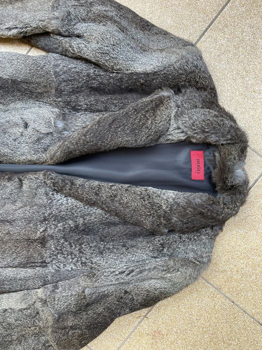 HUGO BOSS - futro naturalne - Królik