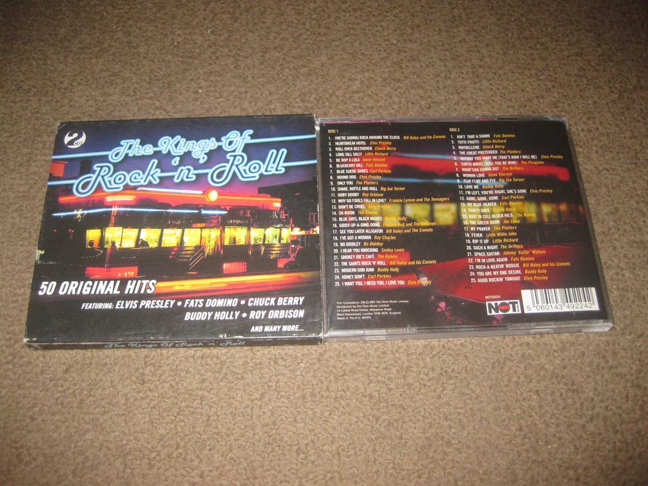 CD Duplo da Coletânea "The Kings of Rock n`Roll" Slidepack!