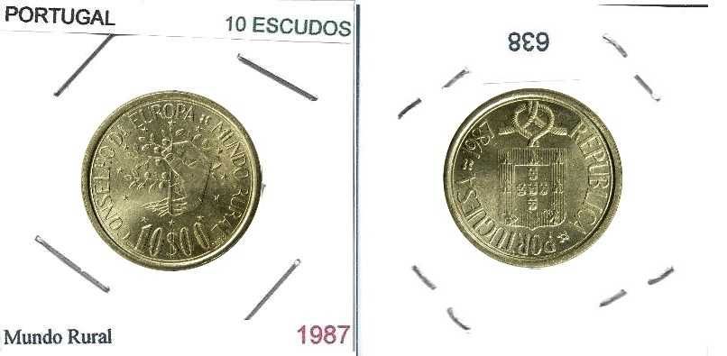 Mundo Rural - - - 10$00 - 1987 - - - - - Moeda