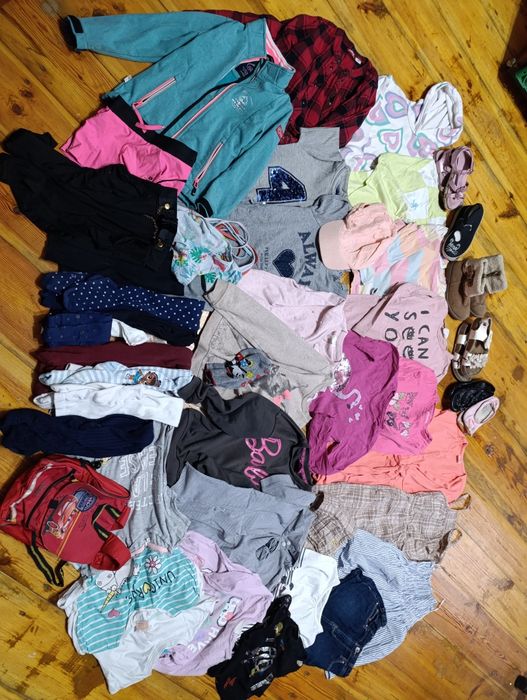 Великий пакет Одяг взуття портфелі на дівчинку 122 128 пакет