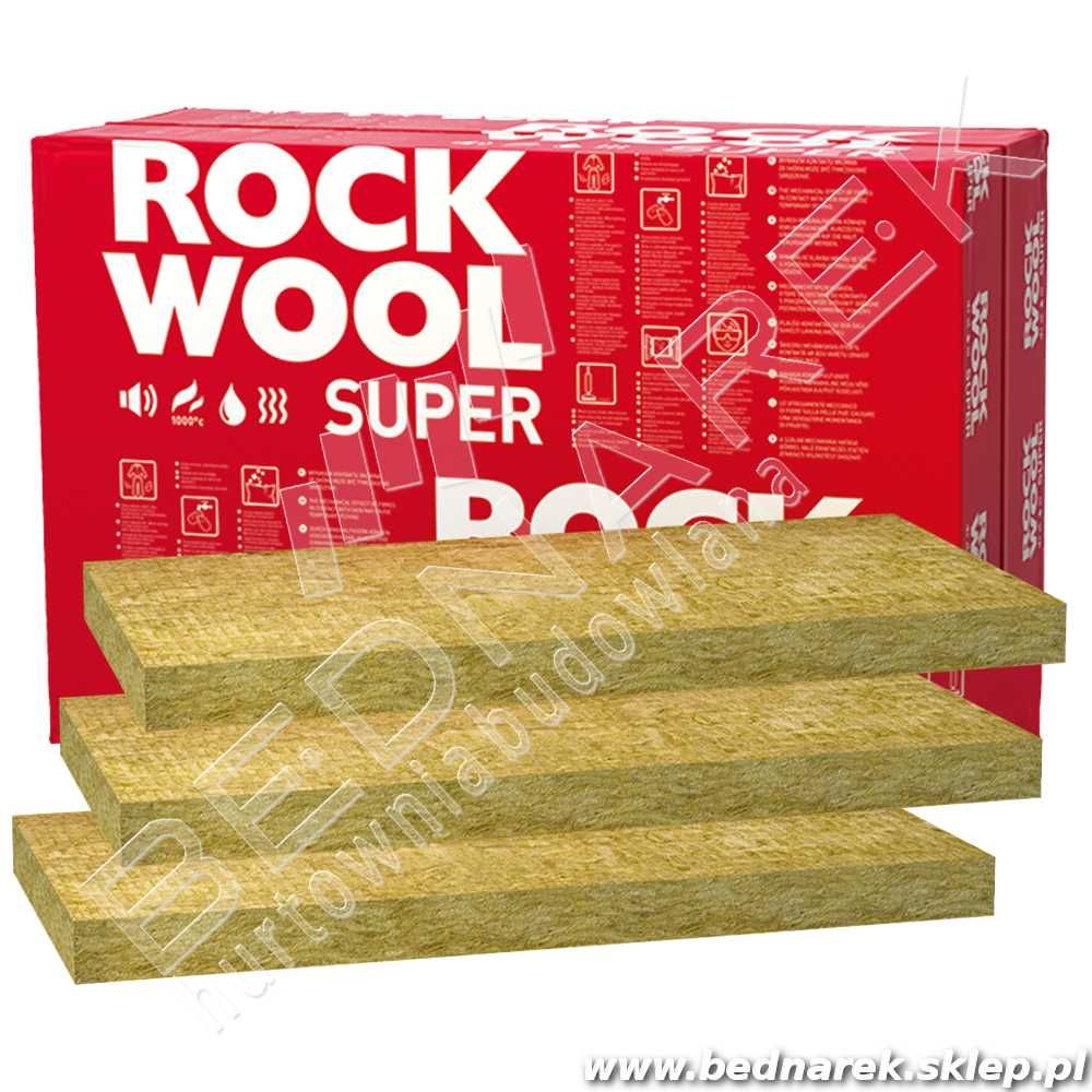 Wełna skalna Rockwool Superrock  15cm Lambda 035, wata