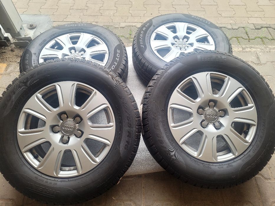 Alufelgi AUDI Q3 6,5Jx16, ET33, 5x112, CAŁE KOŁA