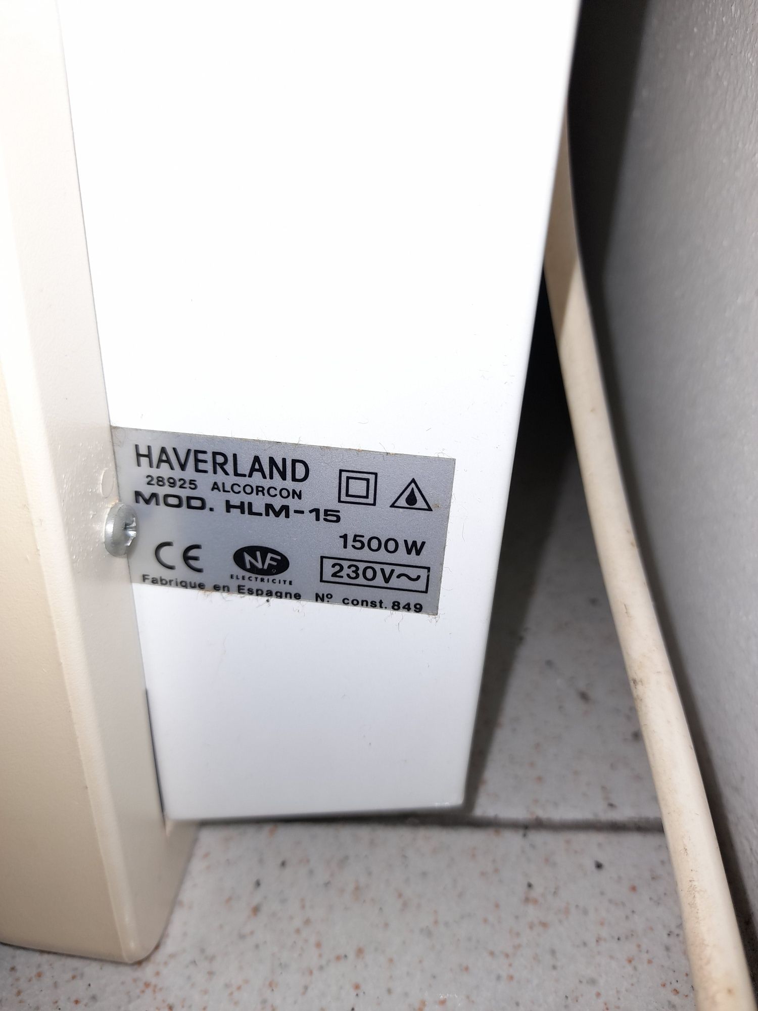 Aquecedor Painel Radiante Haverland 1500W