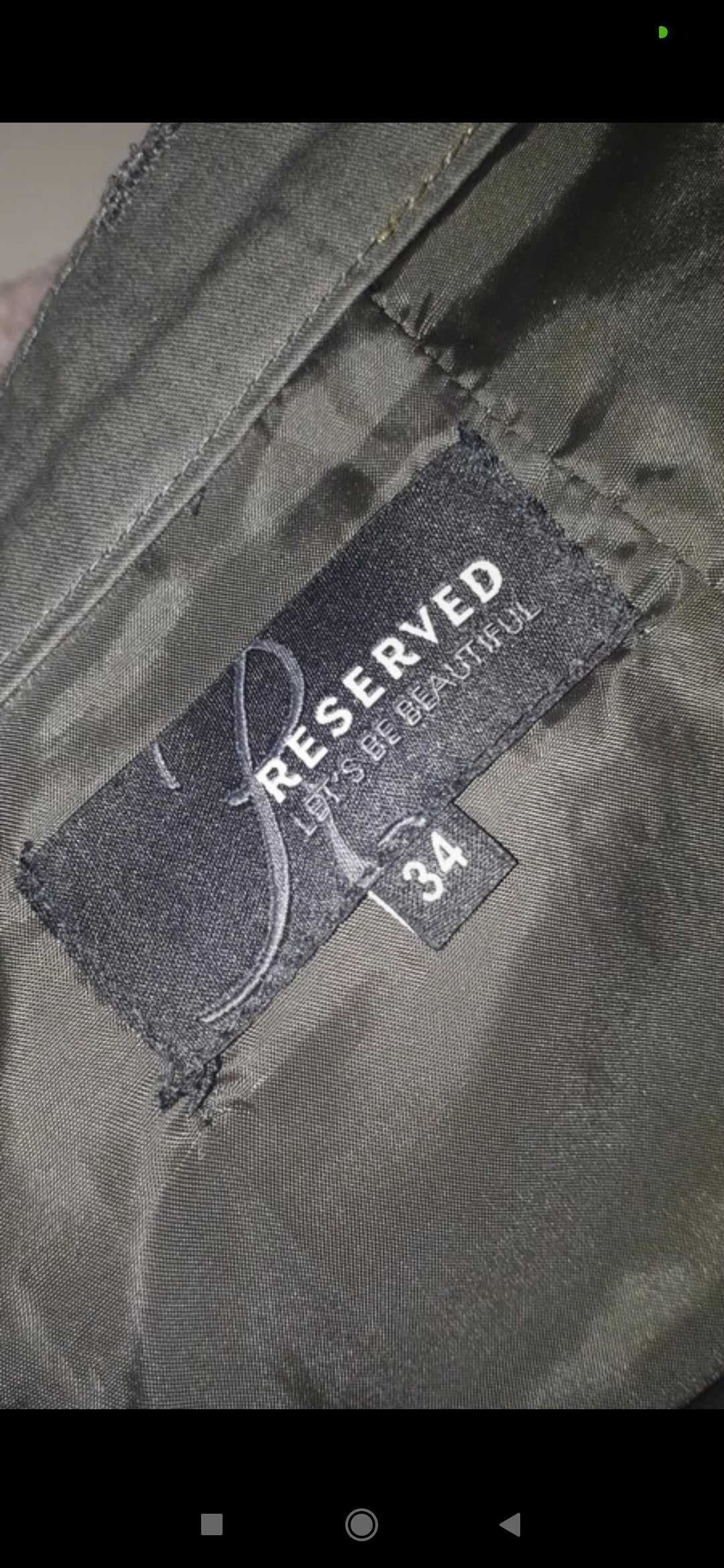 Spódnica mini na zamek 34 xs reserved