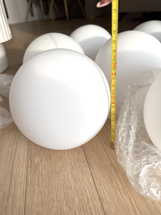 Klosz kula mleczna biala matowa kule klosze lampa