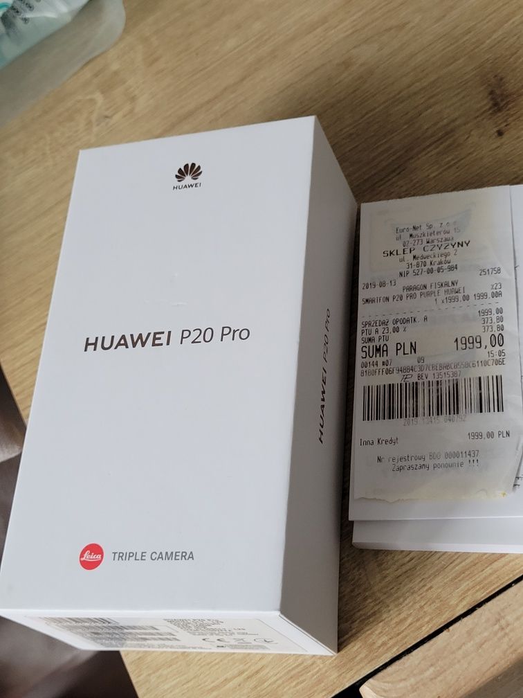 Smartfon Huawei P20 Pro 6 GB / 128 GB 4G (LTE) fioleto