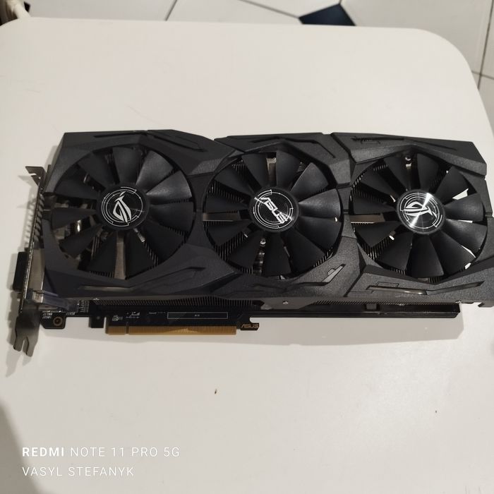karta graficzna Asus Radeon RX580 8GB ROS-STRIX-RX580