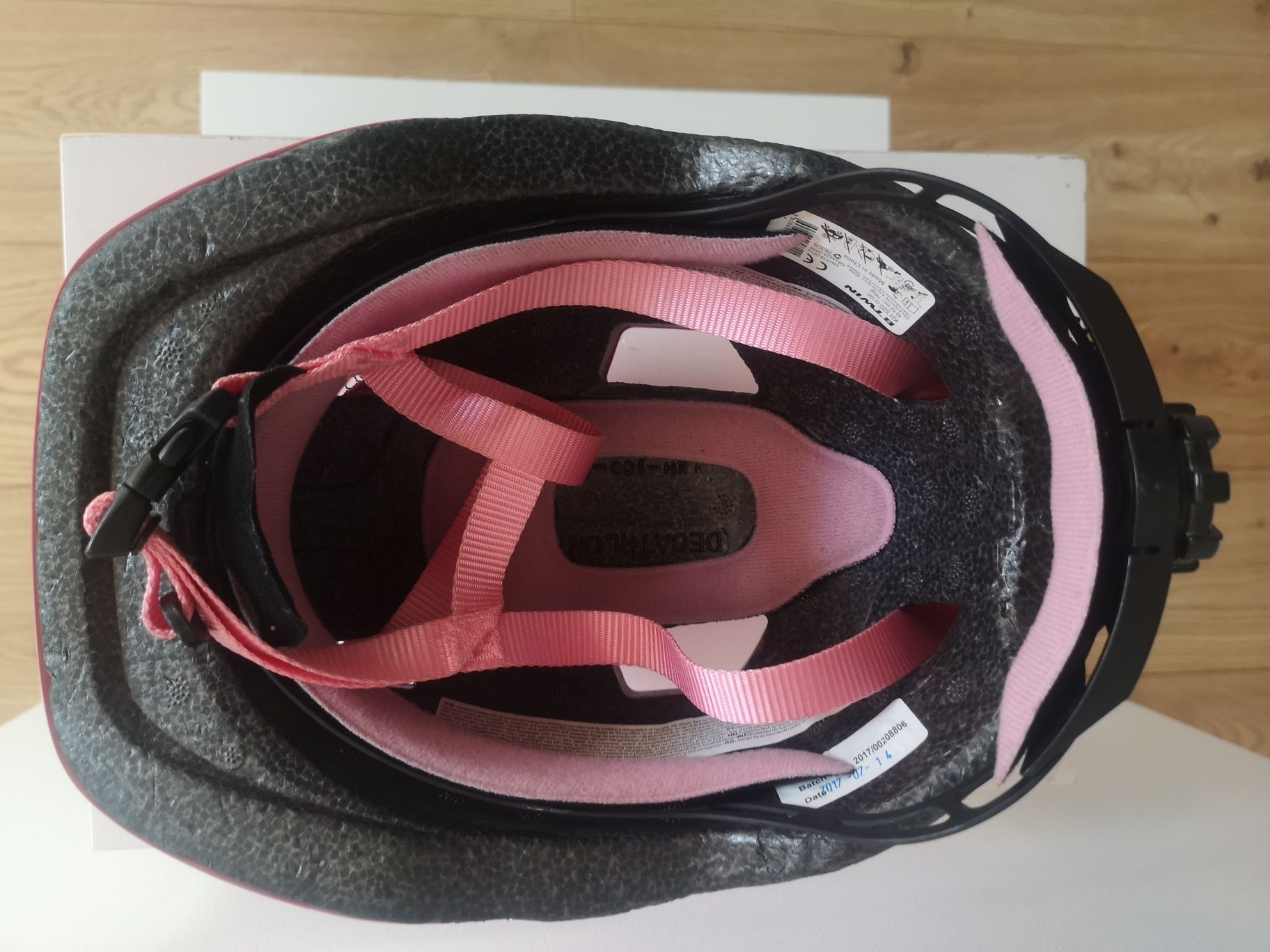 Kask rowerowy dla dziewczynki BTWIN KH520 XS/48-52cm Decathlon