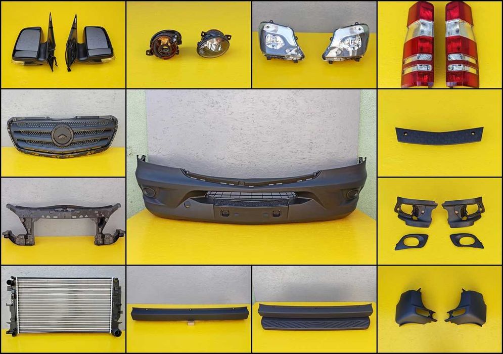 Бампер Vivaro Trafic Caddy Doblo Kangoo Berlingo T6 Vito Sprinter