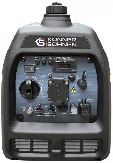 Генератор инверторный газ/бензин Konner&Sohnen KS2100iGS, укр.гарантия