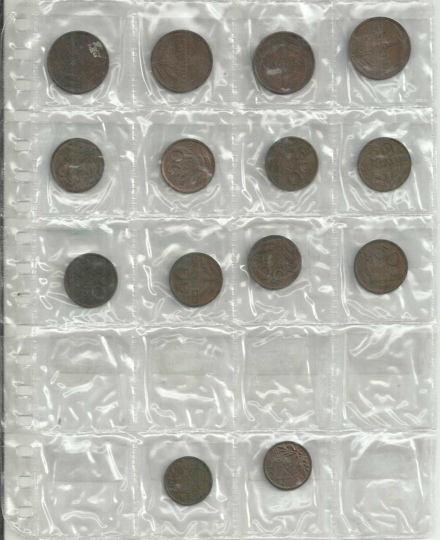 Lote 128 moedas antigas $10, $20, $50 e 1$00 - com venda individual