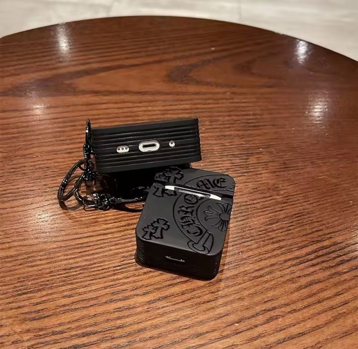 Чохол для навушників AirPods 1, 2 в стилі Хром Хартс