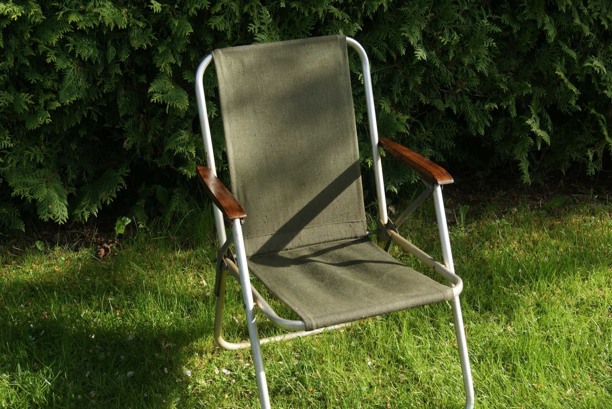 krzesło ogrodowe metalowe składane