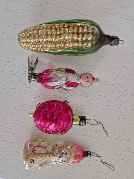 Елочные игрушки времен СССР