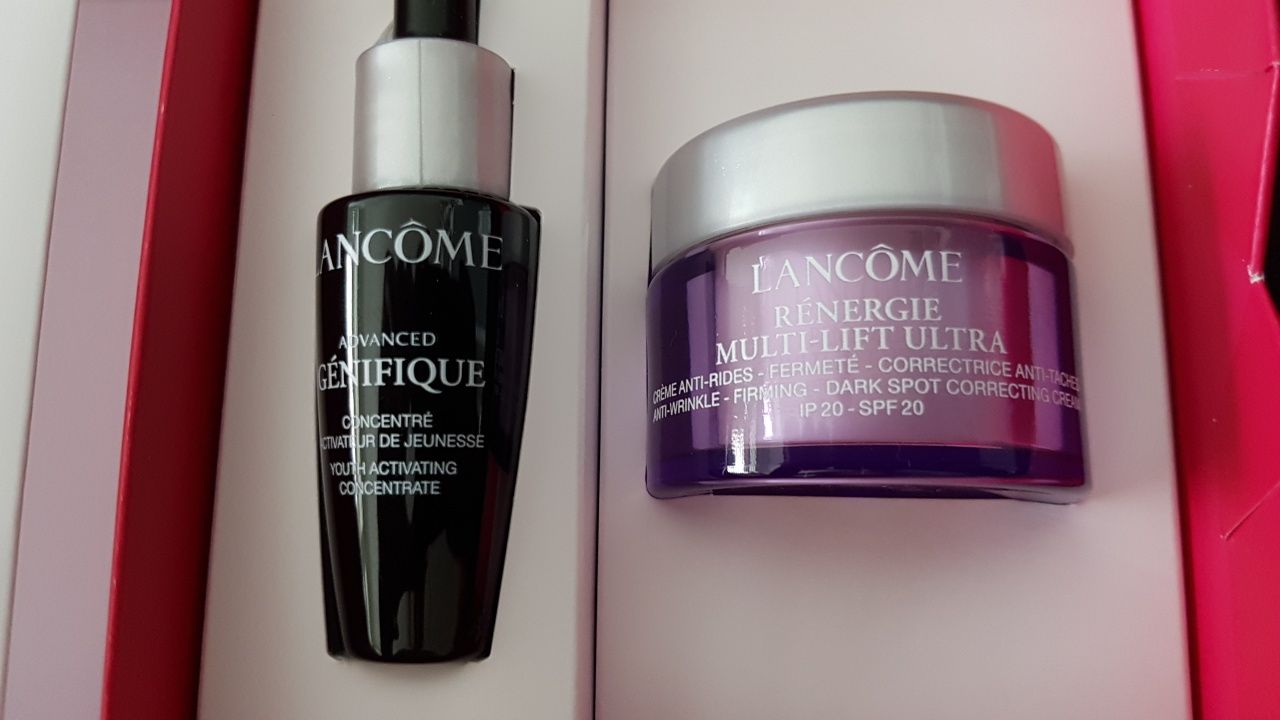 Подарочный набор из 2 мини версий Lancome,оригинал годен до 04.2024.