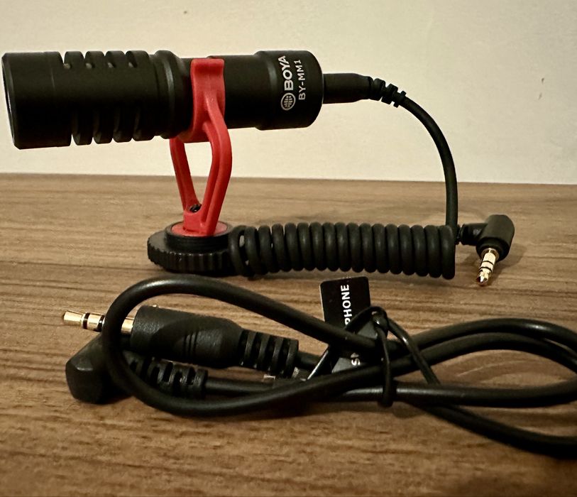 Microfone Boya by MM1 - NOVO