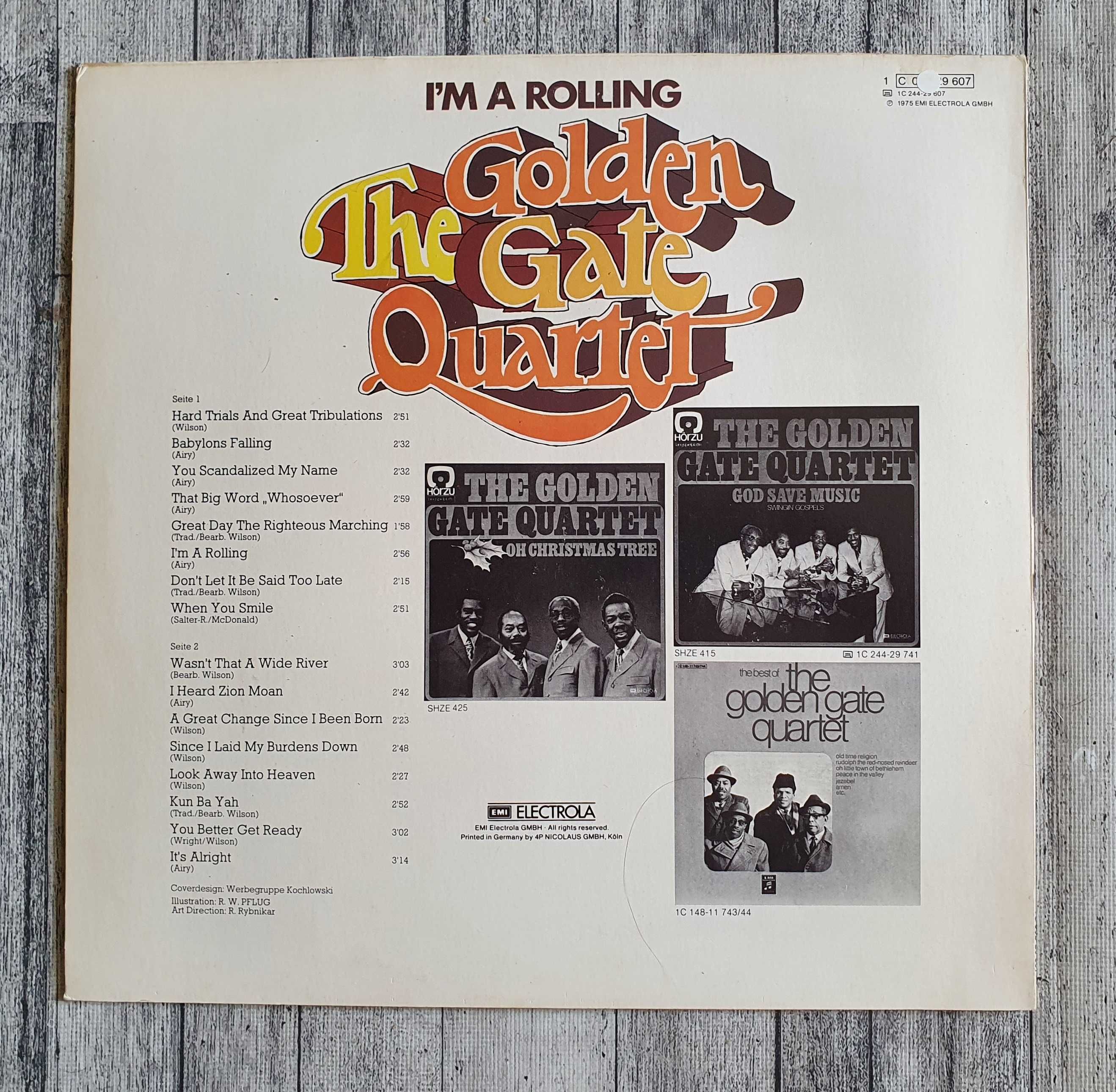 The Golden Gate Quartet I'm A Rolling LP 12