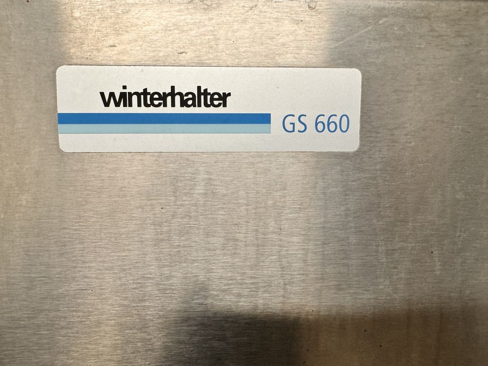 Winterhalter gs 660 zmywarka do duzych gabarytow do garow