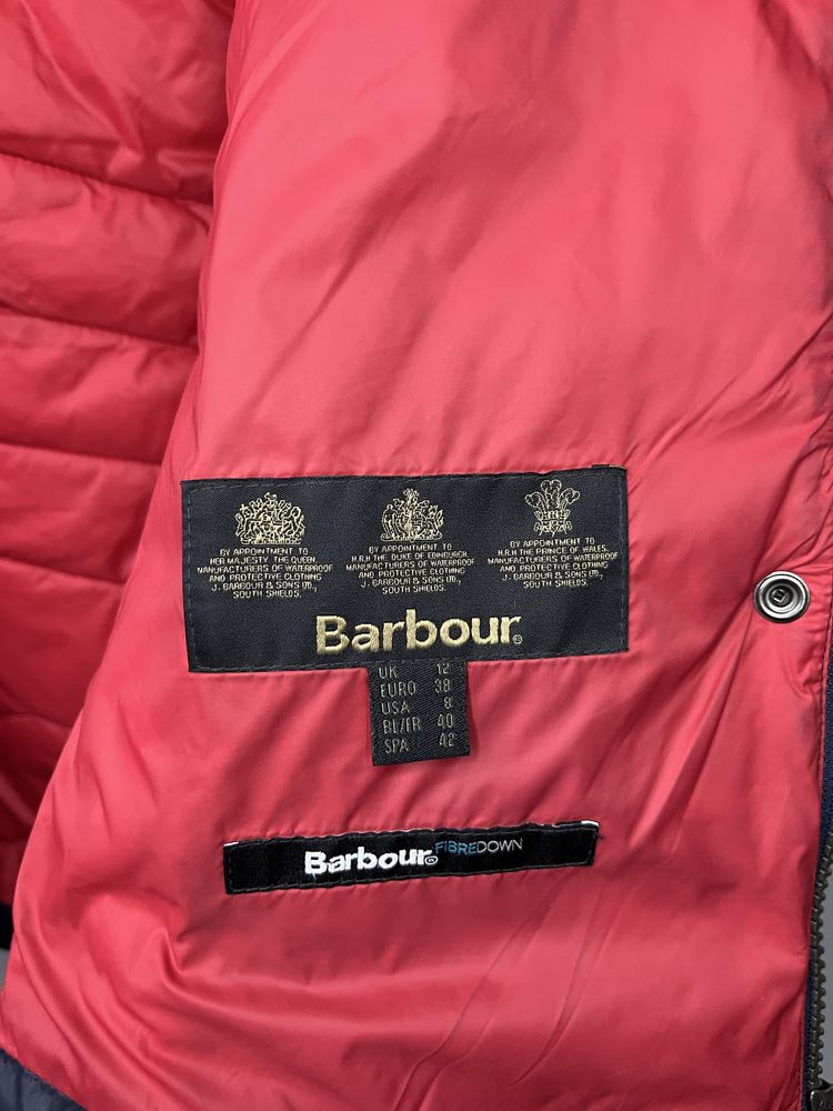 Barbour Fibre Down Куртка Пуховик Пуховка Парка Зимова