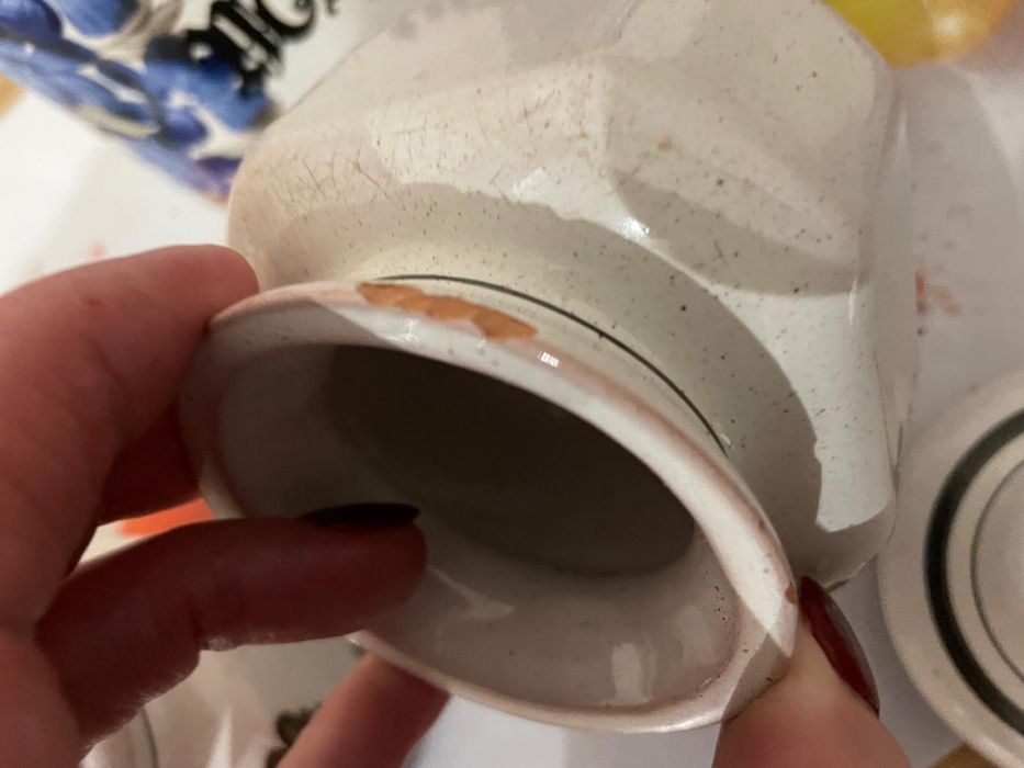 Pojemniczki ceramiczne zestaw fajans włocławek