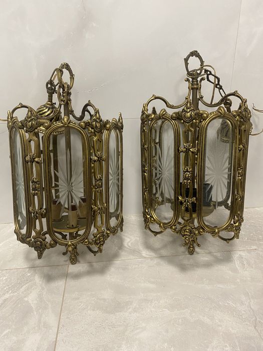 Світильник бронзовий люстра