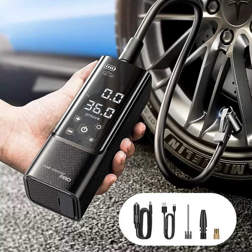 Автомобільний насос Proove Pump Assistant Pro 120W 7500mAh.Видео