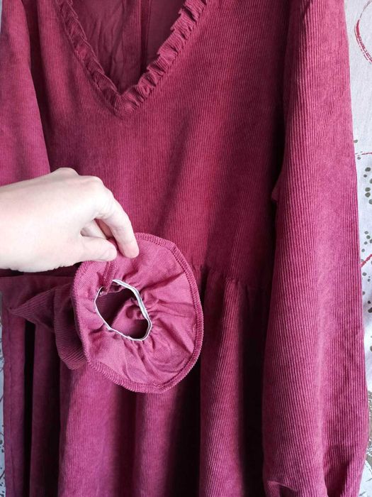 Плаття Shein в дрібний рубчик