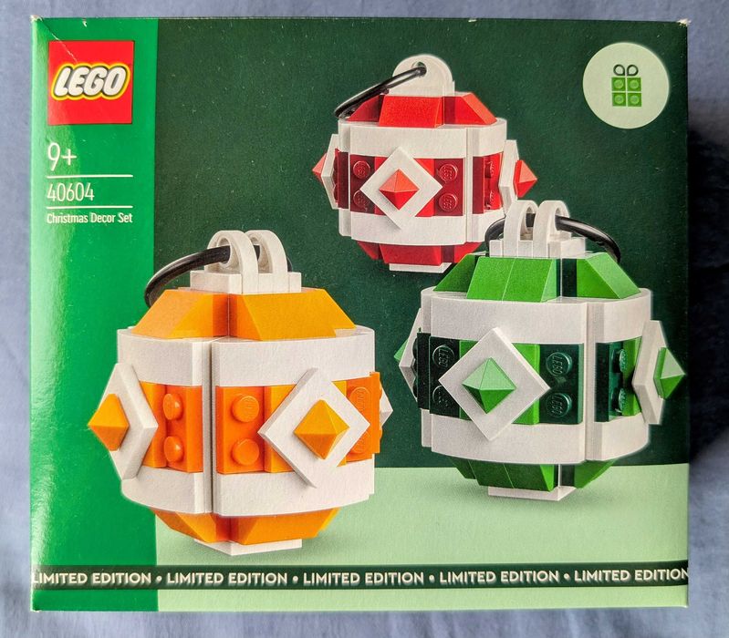 LEGO 40604 - Zestaw świątecznych ozdób, NOWE!