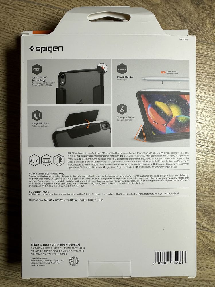 Spigen szkło ez fit + etui hybrid pro do ipad mini 6 2021