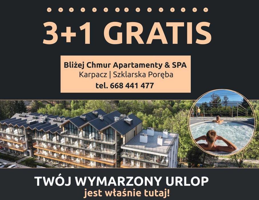 Nowy apartament z basenem,stefą SPA w Szklarskiej Porębie - PROMOCJA