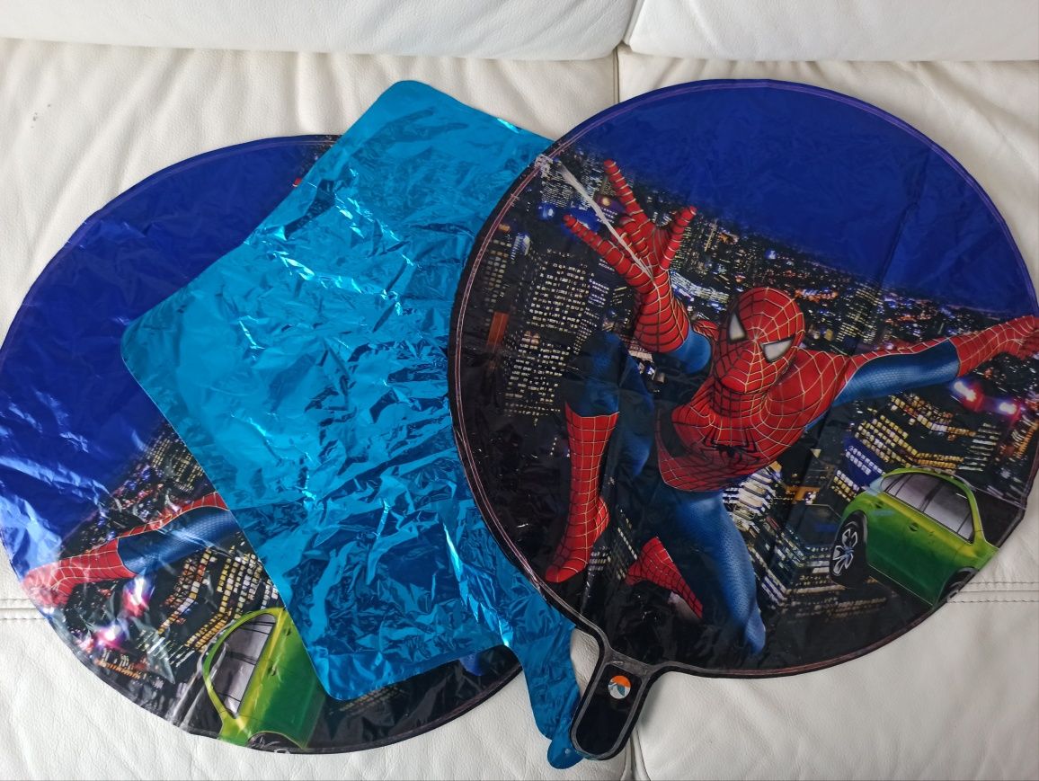 Balony foliowe na hel spiderman zestaw