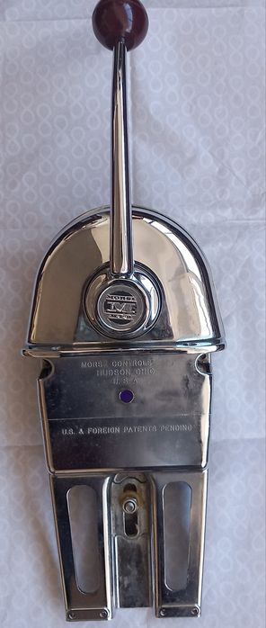 Caixa de comando para barco a motor. Marca Morse ...numca foi usado