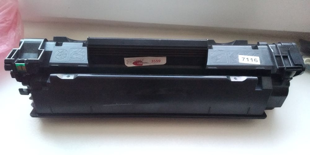 Картриджи Hp 725, 285,2612a; canon 728