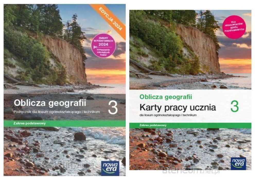 Oblicza Geografii 3 EDYCJA 2024 Karty Pracy + Podręcznik Podstawowy