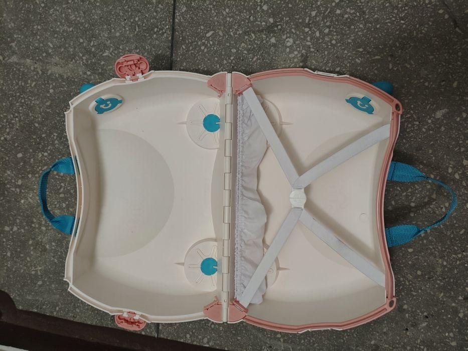 walizka podróżna trunki i jeździk dla dziecka